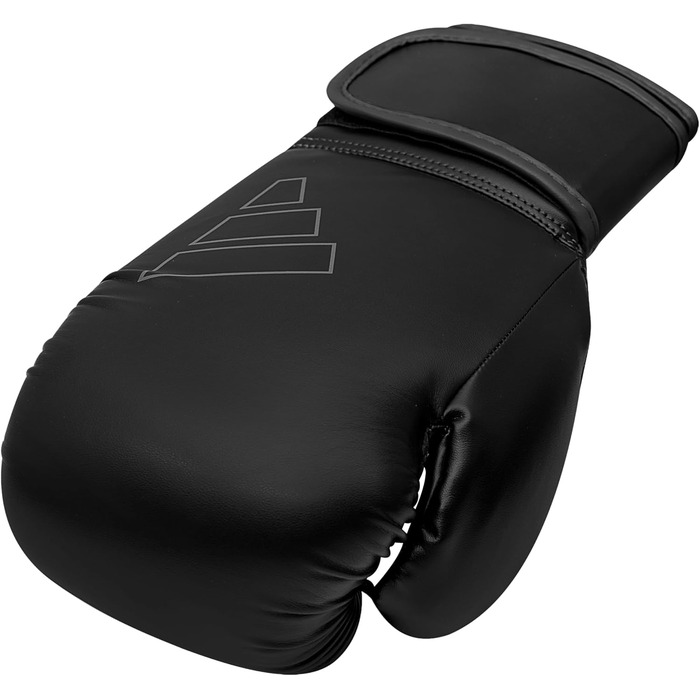 Боксерські рукавички adidas Hybrid 80 - підходять для боксу, кікбоксингу, MMA, фітнесу та тренувань - для дітей, чоловіків та жінок, чорні, 340 г