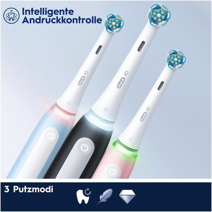 Електрична зубна щітка Braun Oral-B iO 3N, чорна, 1 щітка