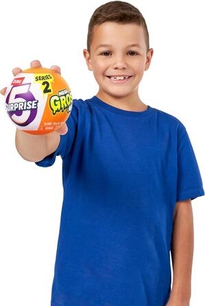 Від ZURU, упаковка з 2 шт. , капсули-сюрпризи для хлопчиків віком від 3 років, серія веселих мініатюр, серія іграшок Gross 2, 2 капсули, 5 Surprise Mega Gross Minis