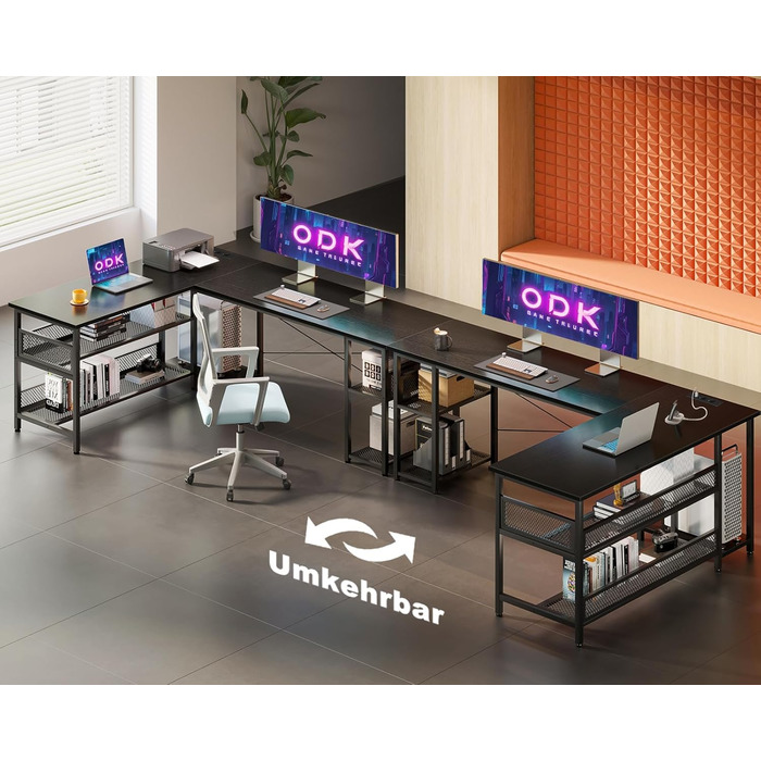 Г-подібний ігровий стіл ODK з інтегрованою зарядною станцією