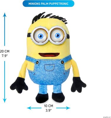 Інтерактивна іграшка-рукавичка WOW STUFF Minions Palm Puppetronic Генрі 40 звуків та дій Очі, що блимають, та рухомий рот Сумісний з міньйонами Джеймсом та Діком Для фанатів від 6 років