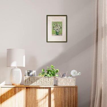 Набір кошиків для зберігання речей у ванній кімнаті ANZOME з 3 предметів у стилі бохо - плетені кошики макраме з дерев&39яними ручками та тканинною основою - декоративний органайзер для туалетного паперу, пеленального столика та рушників для гостей, колір