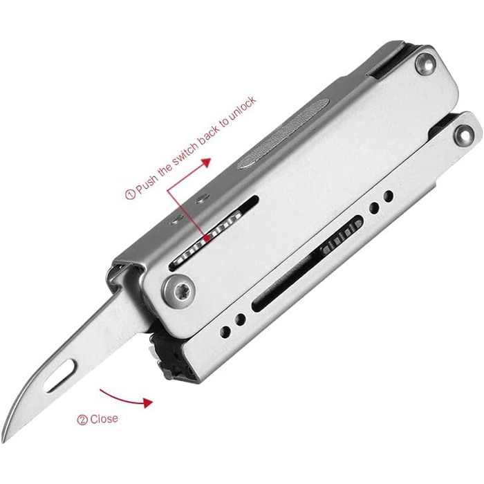 В 1 Мультиножиці EDC з зубочисткою та пінцетом Практичні маленькі та вишукані, 3 13