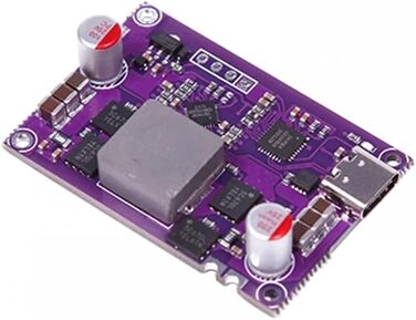 Модуль швидкої зарядки PD, високопродуктивний двосторонній модуль швидкої зарядки PD потужністю 120 Вт, двосторонній понижувальний підсилювач для зарядного пристрою для літієвих акумуляторів 4s 12V-16.8V