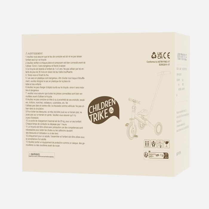 В 1 дитячий триколісний велосипед-балансир від 1 року, дитячі триколісні велосипеди-балансири з регульованим по висоті сидінням дл