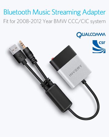 Адаптер Bluetooth Airdual для BMW Mini Cooper Porsche USB AUX iPod iPhone Музичний інтерфейс