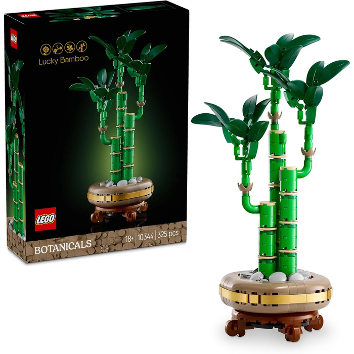 Конструктор LEGO Botanicals Lucky Bamboo 10344, 325 деталей, штучний бамбук