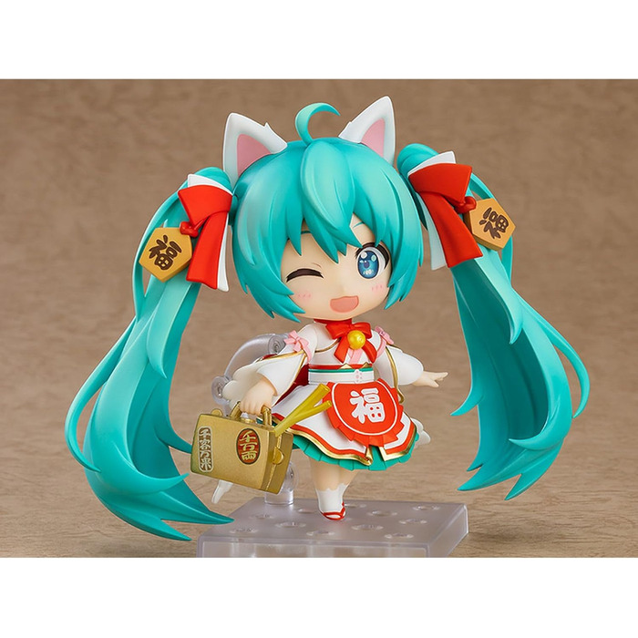 Колекційна фігурка Nendoroid Hatsune Miku Maneki Miku Ver. (Character Vocal Series 01), 10 см