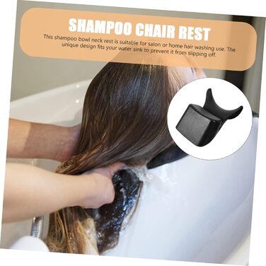 Подушка для миття голови Angoyily, салонна подушка для шиї, подушка для шиї, шампунь, спа-підтримка шиї, підтримка шампуню, підтримка шиї, миття волосся, подушка для шиї, практична PU-ванна для умивальника 23x15 см