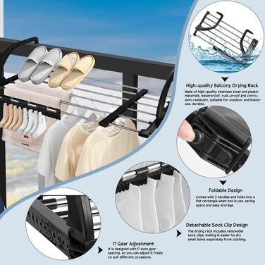 Ука радіаторна сушарка для білизни з нержавіючої сталі обігрівач для білизни 62-110см балконна сушарка для білизни висувна вішалка