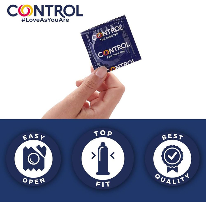 Еластичні презервативи з натурального латексу CONTROL NATURE - 24 шт. и. NATURE 24