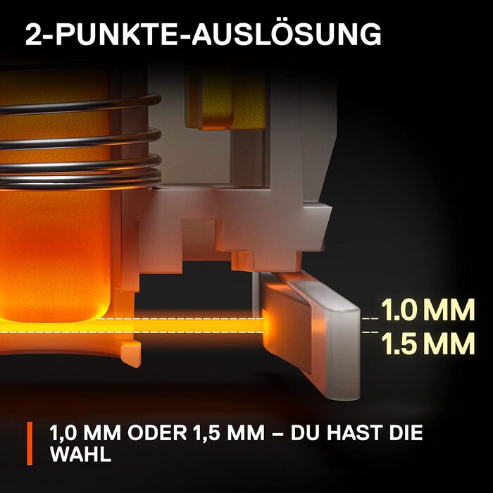 Механічна ігрова клавіатура - Оптичні перемикачі - 2-точковий привід - Ес-порт форм-фактор без десяти клавіш - Перемикачі з можлив