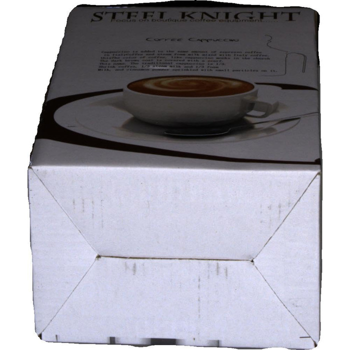 Ручна піноутворювач для молока Gvolatee 500 мл з подвійною сіткою з нержавіючої сталі, 8 x 8 x 18 см Ідеальна молочна піна завдяки