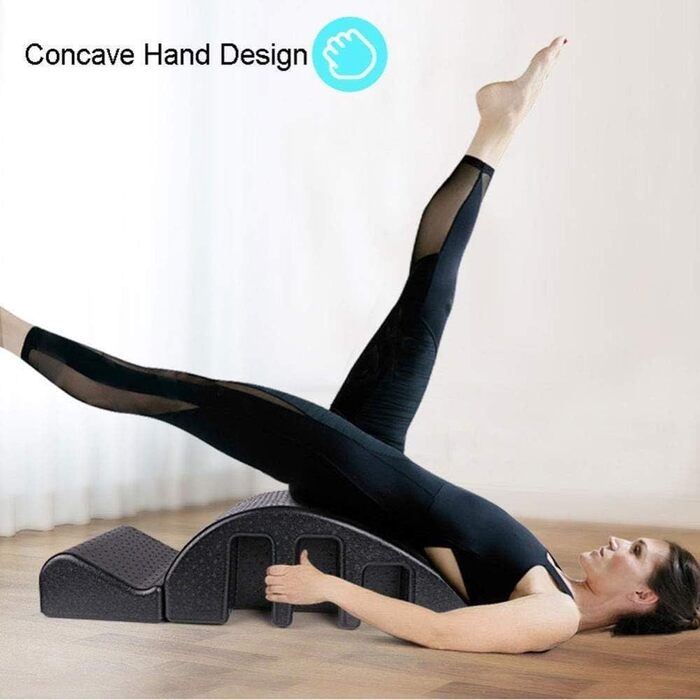 Розгинач спини, підтримка для масажу спини, дуга для пілатесу, коректор вирівнювання хребта, ванна для масажу на столі для пілатесу, роликовий тренажер для йоги, підтримка для корекції постави згинання хребта W