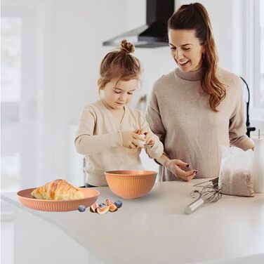 Набір посуду для кемпінгу на 6 осіб, 18 предметів, міцний пластиковий набір для пікніка, вечірок та дому, легкий, придатний для мікрохвильової печі та посудомийної машини, дитячий посуд для кемпінгу, 1 колір