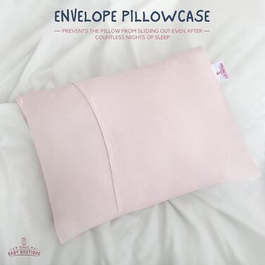 Дитяча подушка Kona's Baby Boutique з м'якою бамбуковою наволочкою, 33 x 45,7 см, ідеальна дитяча подушка для сну, 2 роки, дихаюча