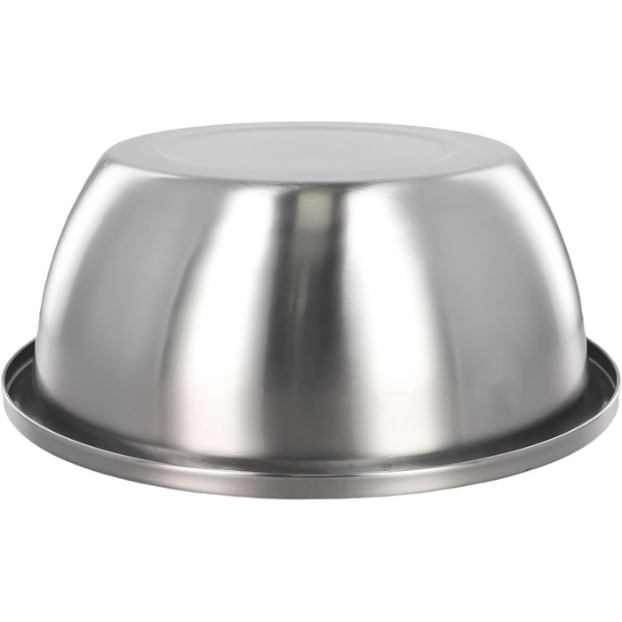 Набір мисок з нержавіючої сталі для приготування їжі, випікання, збивання яєць, приготування їжі, змішування салатів та безпечного зберігання з широким бортиком (32 см)