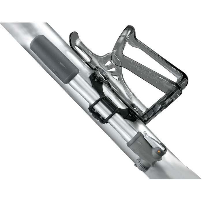 Повітряний насос TOPEAK Pocket Rocket, один розмір, до 110 PSI, алюміній, сріблястий