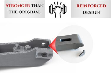 Змінний важіль для SodaStream Easy Spirit Soda Maker Push Lever Посилена версія запчастини - штовхач, штовхач, заміна, важіль Кнопка SodaStream EASY SPIRIT FIZZI