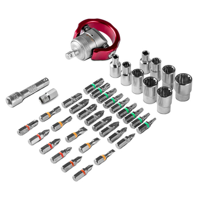 Викрутка з набором біт Trotec 40 pieces Bit and Socket Wrench Set (6200001005)
