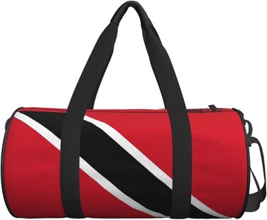 Дорожня сумка з прапором Тринідаду і Тобаго, велика спортивна сумка, сумка для вихідних для чоловіків та жінок