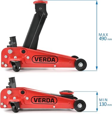 Маневровий домкрат Prodact 3Т (чорний)
