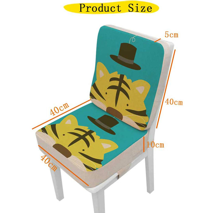 Дитячий бустер сидіння подушка стілець, Fansu Baby портативний сидіння подушка мультфільм дизайн квадратний регульований розбірний