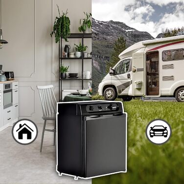 Холодильник для будинку на колесах, газовий холодильник кемпінговий, холодильник 12В 230В газовий для каравану, будинку на колесах