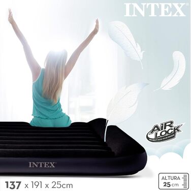 Опора для подушки Intex Classic з Fiber-Tech RP, надутий розмір 137 см x 191 см x 25 см (64148ND)