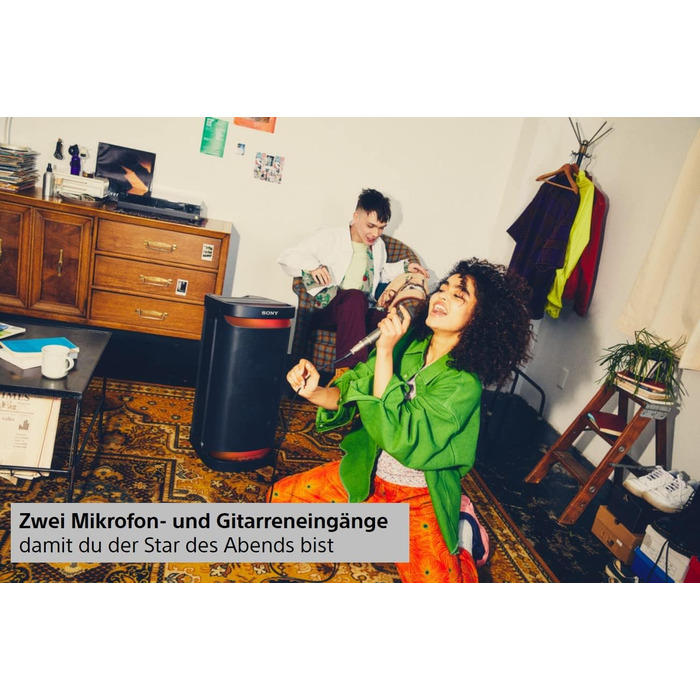 Потужна Bluetooth колонка для вечірок з всеспрямованим звуком, підсвічуванням і акумулятором на 25 годин (IPX4, MEGA BASS, функція