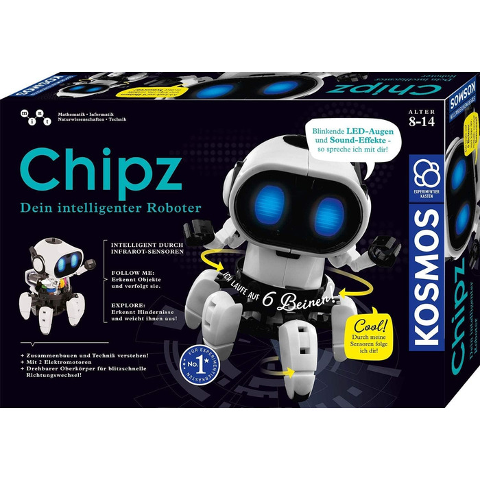 Набір для експериментів KOSMOS 3-in-1 robot toy робот Chipz