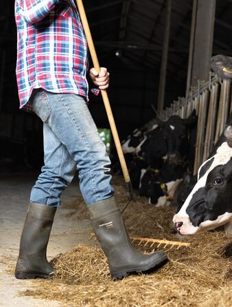 Чоловіче професійне повнозахисне промислове взуття DUNLOP Purofort, розмір 44 EU, зелене