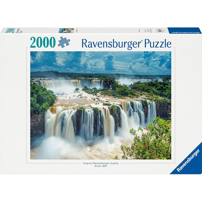 Пазл Ravensburger 16607 - Водоспад Ігуасу - пазл на 2000 елементів для дорослих і дітей від 14 років