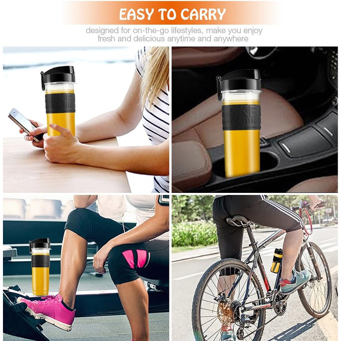 Блендер WAWORIO Smoothie Maker, блендер-міксер на 700 Вт, багатофункціональний блендер для смузі / м'ясорубка / дробарка для льоду