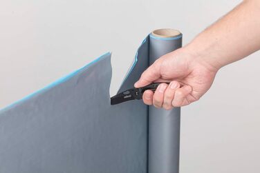 Ніж для відпочинку зі складним гладким лезом I 4288000 I Універсальний ніж для відпочинку для хобі та кемпінгу, чорний прямий клин