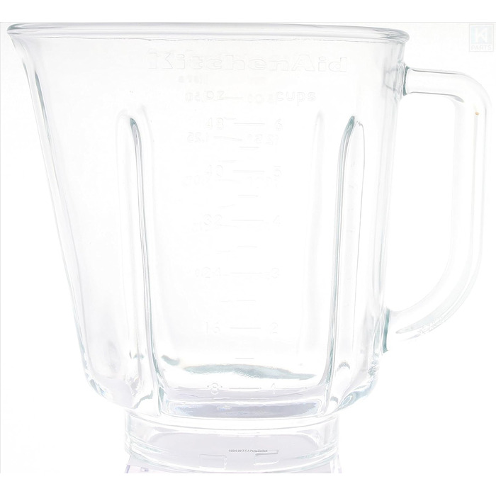 Заміна Нове змінне скло/глечик 1,5 л для блендера KitchenAid Stand (моделі від KSB555, 5KSB555, KSB565 тощо) Скляна банка прозора