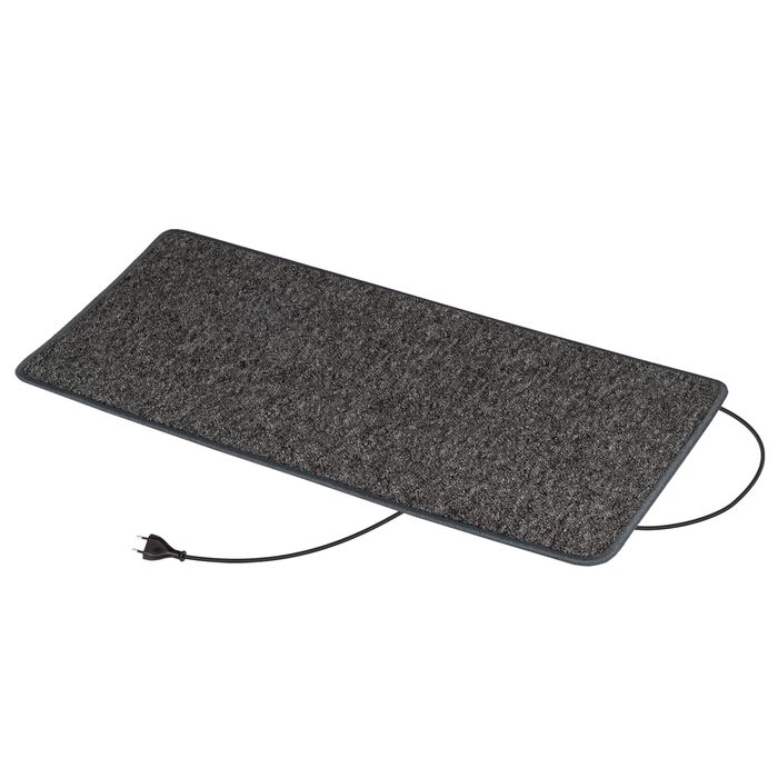 Інфрачервоний нагрівальний килимок для дому та офісу, антрацит 50x100 см, 64 Вт, 230 В