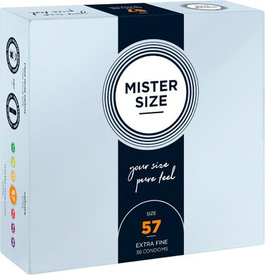 Презервативи MISTER SIZE 57, 36 шт
