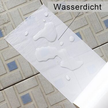 Клейка стрічка, біла, 150 мм x 50 м, міцна клейка стрічка