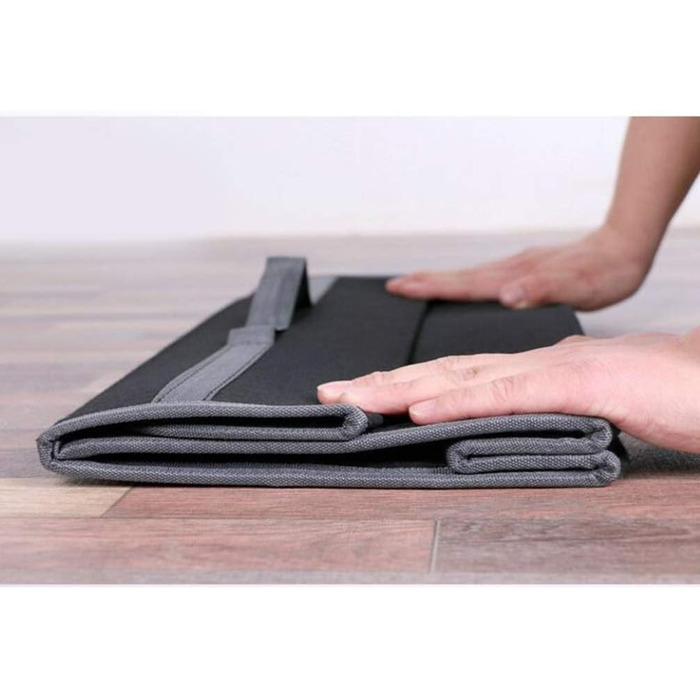 Органайзер для багажника автомобіля з кришкою, складний органайзер для інструментів та речей, чорний