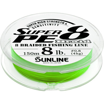 Кг PE 0,8, 8 Braid Light Green 8LB/4