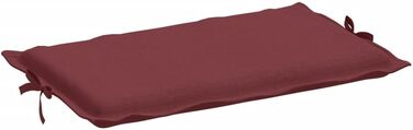 Подушка для шезлонга CIADAZ Melange Wine Red 186x58x3 см Тканина, Подушка для шезлонга, Подушка для шезлонга, Подушка для шезлонга, Подушка для лавки, Подушка для стільця для високих стільців, Подушки для шезлонгів - 4002485