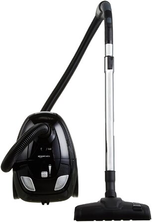 Пилосос із мішком Storeo Basics VCB35B15C-1J7W-70, потужний, компактний та легкий, для твердих поверхонь і килимів, HEPA-фільтр, 700 Вт, 1.5 л, EU, чорний