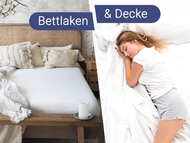 Простирадло або ковдра ZOLLNER на літо готельної якості - бавовна - приблизно 240x290 см - біла - без гумки 240 x 290 см Біла