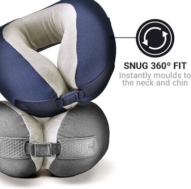 Подушка для шиї Go Travel Memory Dreamer - чорна