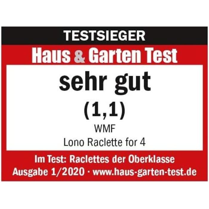 Раклет гриль зі сковородами та слайдерами, раклет 4 персони, 870 Вт, нержавіюча сталь матова
