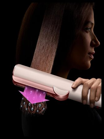 Стайлер для випрямлення волосся Dyson Airstrait 2в1 (випрямляч та фен) Ceramic Pink/Rose Gold