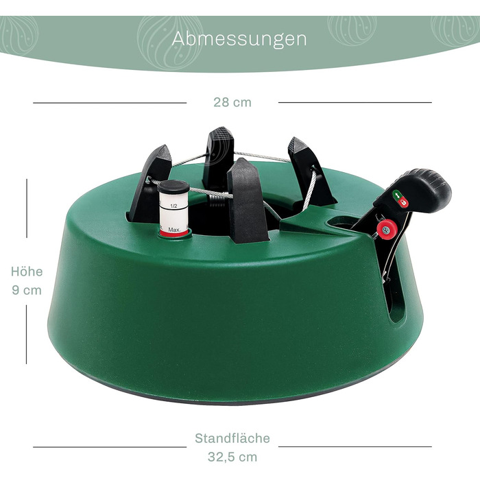 Підставка для ялинки зелений Blumixx