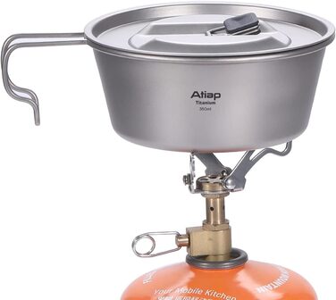 Чаша Sierra Cup Bowl, горщик, титанова чаша, посуд, 350 мл, 520 мл, для активного відпочинку, кемпінгу, походів, пікніка, барбекю (350 мл) 0,4 літра