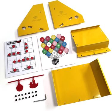 Пастка для мішеней ATFLBOX 17,8 x 22,9 см для пневматичної гвинтівки з 20 паперовими мішенями для тренувань зі стрільби з пневматичного пістолета, страйкболу та гвинтівки